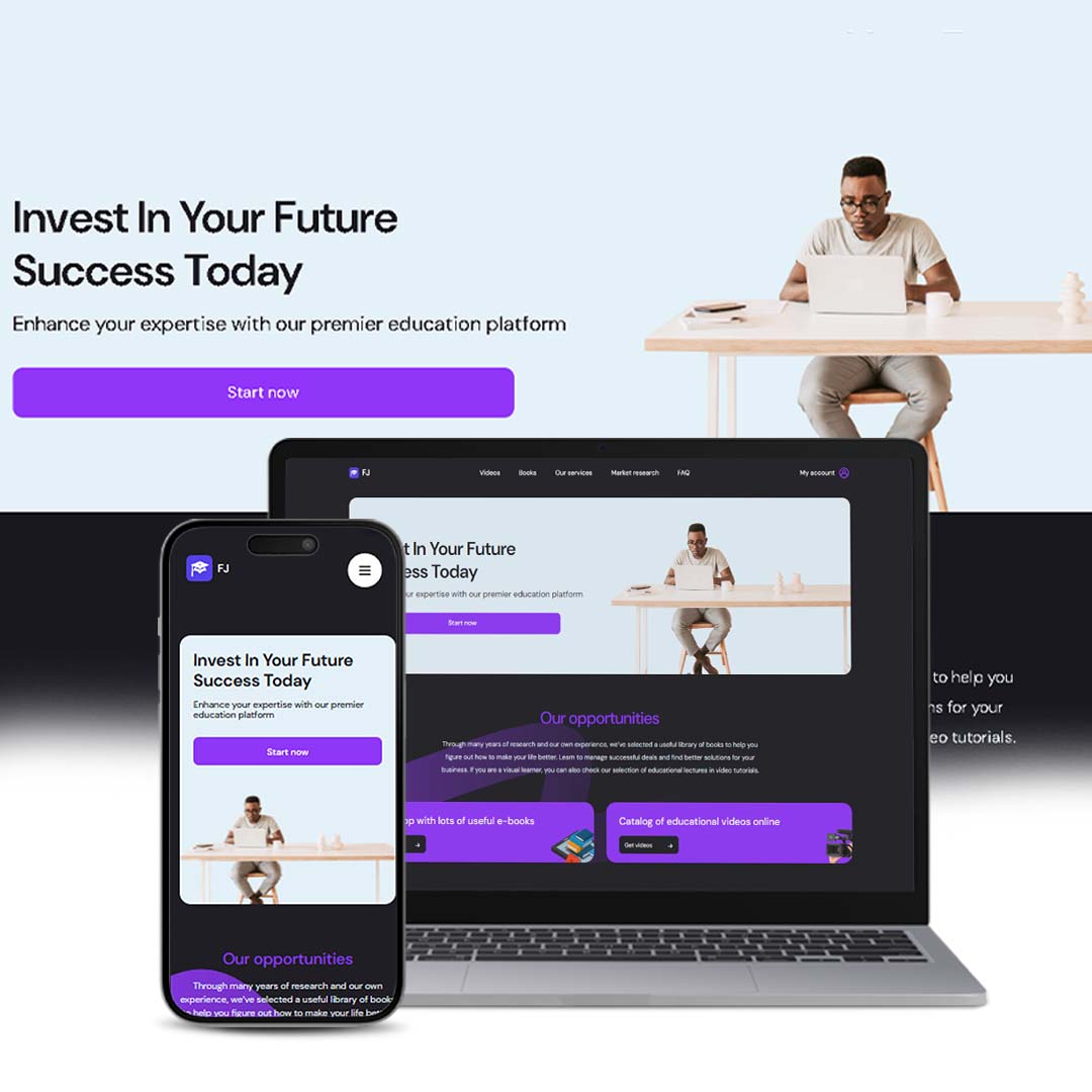 FjEducation Project Mockup